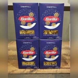 Barilla Snowfall Pasta Limited Edition 12 oz Lot of 4 Holiday Barilla Snowflake